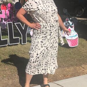 Melow long wrap skirt in L